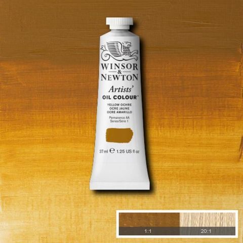 W&N ARTISTS OIL 37ML YELLOW OCHRE S1