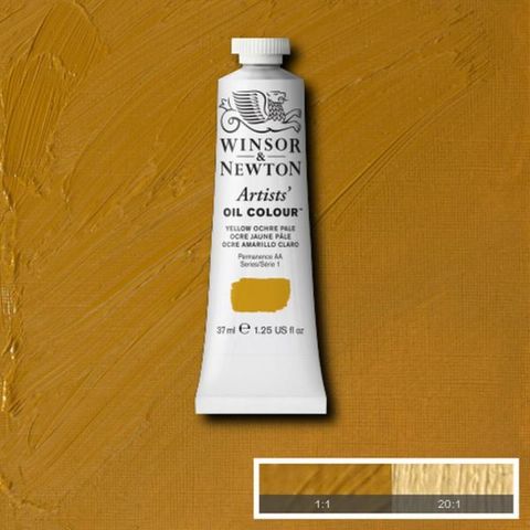 W&N ARTISTS OIL 37ML YELLOW OCHRE PALE S1