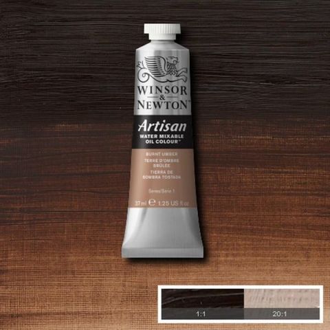 W&N ARTISAN 37ML S1 BURNT UMBER