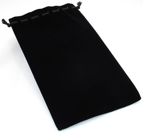 VELVET POUCH XXXL BLACK/BLACK 140X240MM