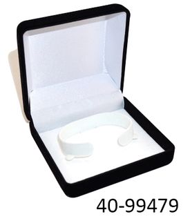 SSSB - BANGLE BOX BLACK FLOCK WHITE C CLIP