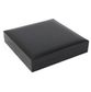 SDN3-NECKLACE BOX BLK LEATHERETTE BLK VELV PAD