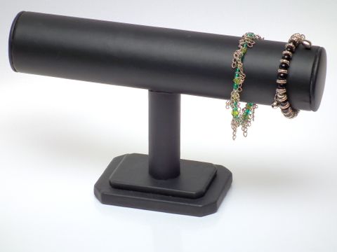 BANGLE STAND T-BAR BLACK VINYL