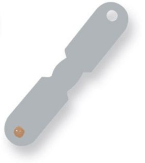 TAG704 - CLASSIC SILVER ARCH CROWN (1000 PCS)