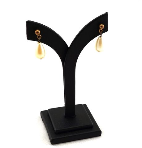 EARRING STAND "Y" SHAPE BLACK VINYL TALL