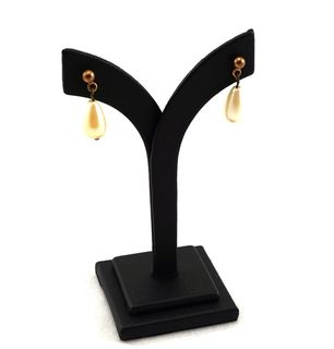 EARRING STAND "Y" SHAPE BLACK VINYL TALL