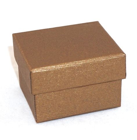 CBR - RING BOX BRONZE CARDBOARD BLACK PAD (60 PCS)