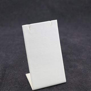 PENDANT / DROP EARRING STAND WHITE VINYL