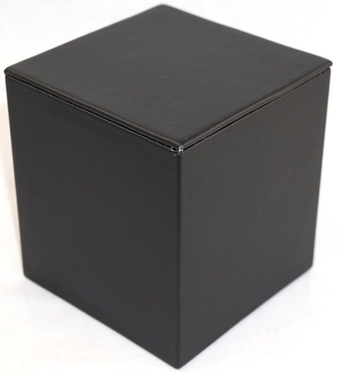 Buy DISPLAY CUBE BLACK VINYL SMALL in New Zealand - G&A Warburtons