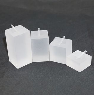 4 SQUARE RING STAND FROSTED PERSPEX