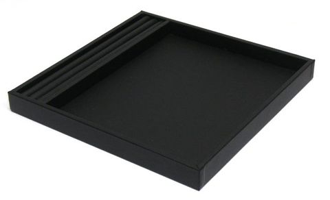 DISPLAY TRAY W/ROLL BLACK VINYL SMALL