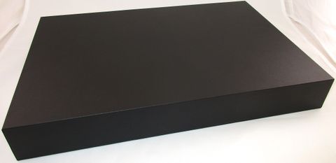 DISPLAY PLATFORM XL RECT BLK VINYL (25x37.5x5CM)