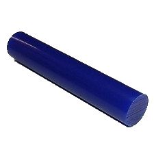 WAX SOLID ROUND BAR 1 5/16" (33MM) BLUE