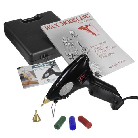 Matt Wax Gun Kit - Hot Gun, Book & Wax Pellets