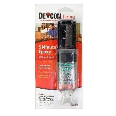 DEVCON 5 MINUTE GLUE 2.5OZ SYRINGE