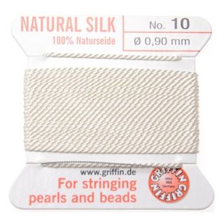 Silk Thread #10 White 0.90mm (2m)