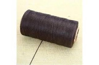 Waxed Dark Brown Jewellery Cord 1mm Roll (500m)
