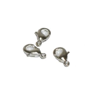 PARROT CLASP 12MM SILVER PLATED  (20 PACK)