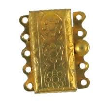 GOLD PLATED BOX CLASP