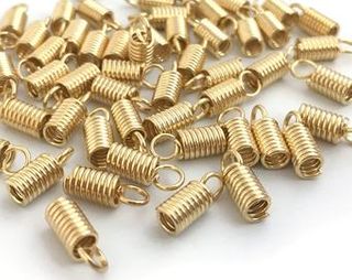 GREEK SPRING W/LOOP GOLD PLATED 9X3MM (20 PACK)