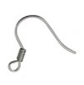 ZULU EAR WIRES STAINLESS STEEL (20 PAIRS)