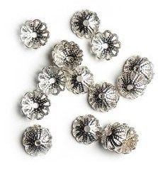 BEAD CAP GUNMETAL 10MM (50 PACK)