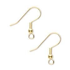 ZULU EAR WIRES GOLD PLATED (20 PAIRS)