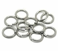 JUMP RING 8MM SS THICK GAUGE 1.2MM (100 PACK)