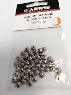 MEDIUM DIAMOND SILVER PLATED