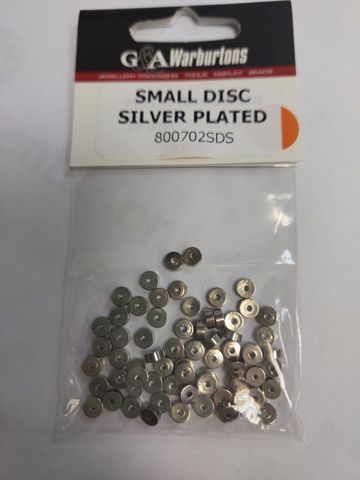 SMALL DISC SILVER PLATED