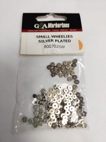 SMALL WHEELIES SILVER PLATED