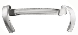 Ring Guard - White / Silver metal - small (1doz)