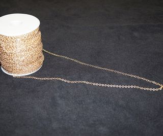 FINE CABLE CHAIN GOLD PLATED 2.7X3.1mm-1M