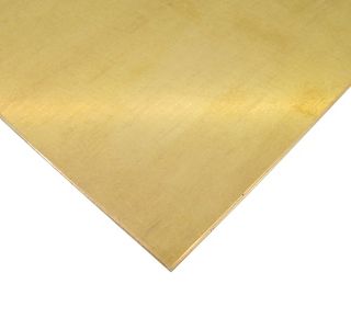 Brass Sheet - 1.2mm Thick 100 x 100mm