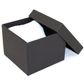 CB8- WATCH/BANGLE BOX  BLK CARDBOARD BLK CUSHION