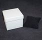 CB8-WATCH/BANGLE WHITE CARDBOARD BOX WHITE CUSHION