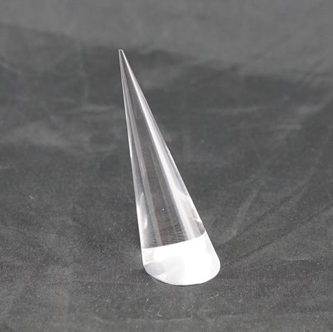 CONE RING STAND TALL CLEAR