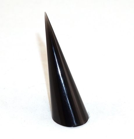 CONE RING STAND TALL BLACK