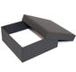 CB10 - LARGE MULTI BOX BLACK CARDBOARD WHITE PAD