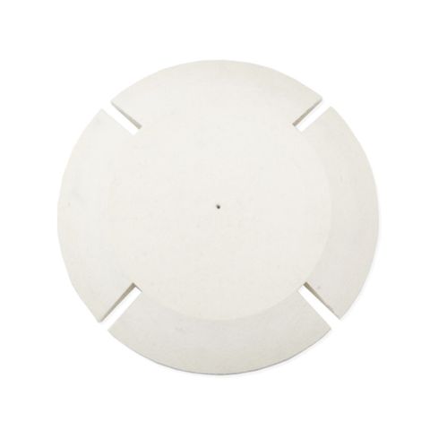 SPLIT BEVELLED EDGE FELT WHEEL 150x13MM (M) PIN H