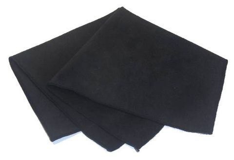 DELUXE BLACK SUEDE POLISHING CLOTH 28X30CM