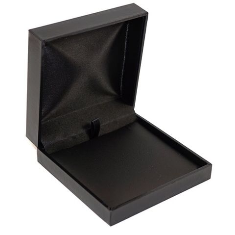 SDLP-PENDANT BOX BLACK LEATHERETTE BLACK VINYL PAD
