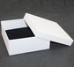 CB10 - LARGE MULTI BOX WHITE CARDBOARD BLACK PAD