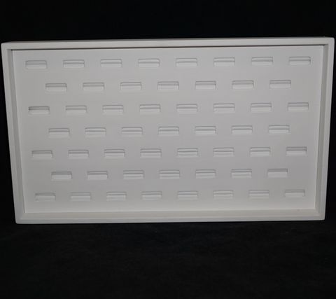 RINGTRAY 53 SLOT WHITE VINYL