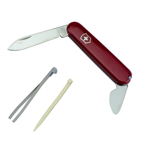 SWISS KNIFE TYPE CASE OPENER W/ BLADE BLUE