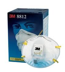 3M 8812 VALVED DUST MASKS