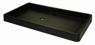 Plastic Tray Only Stackable - Black