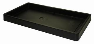 Plastic Tray Only Stackable - Black