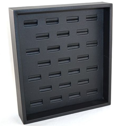 RINGTRAY 25 SLOT BLACK VINYL