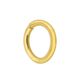 9ct Yellow Jump Rings Light